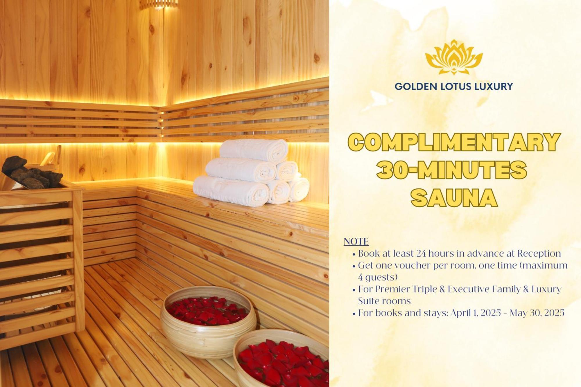 Golden Lotus Luxury Hotel Danang - Complimentary Daily Afternoon Tea Exterior photo